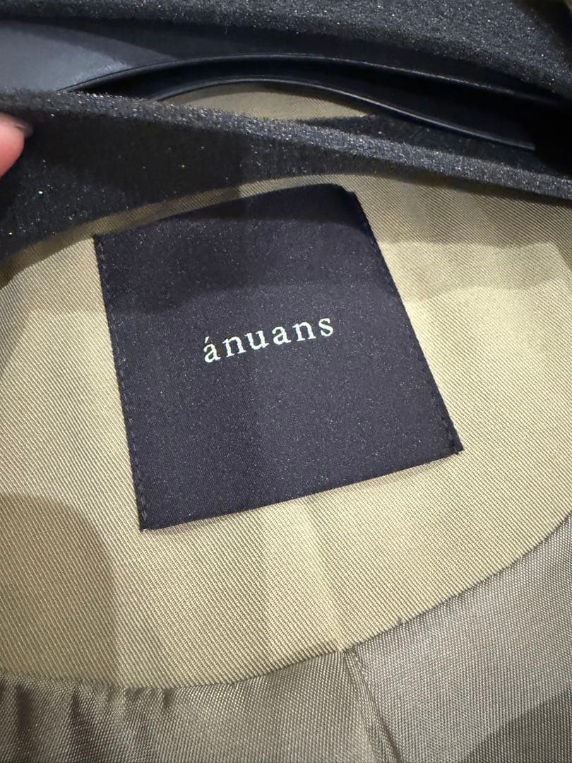 anuans ショートトレンチコート