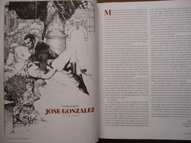 The Art of Jose Gonzalez　Vampirella