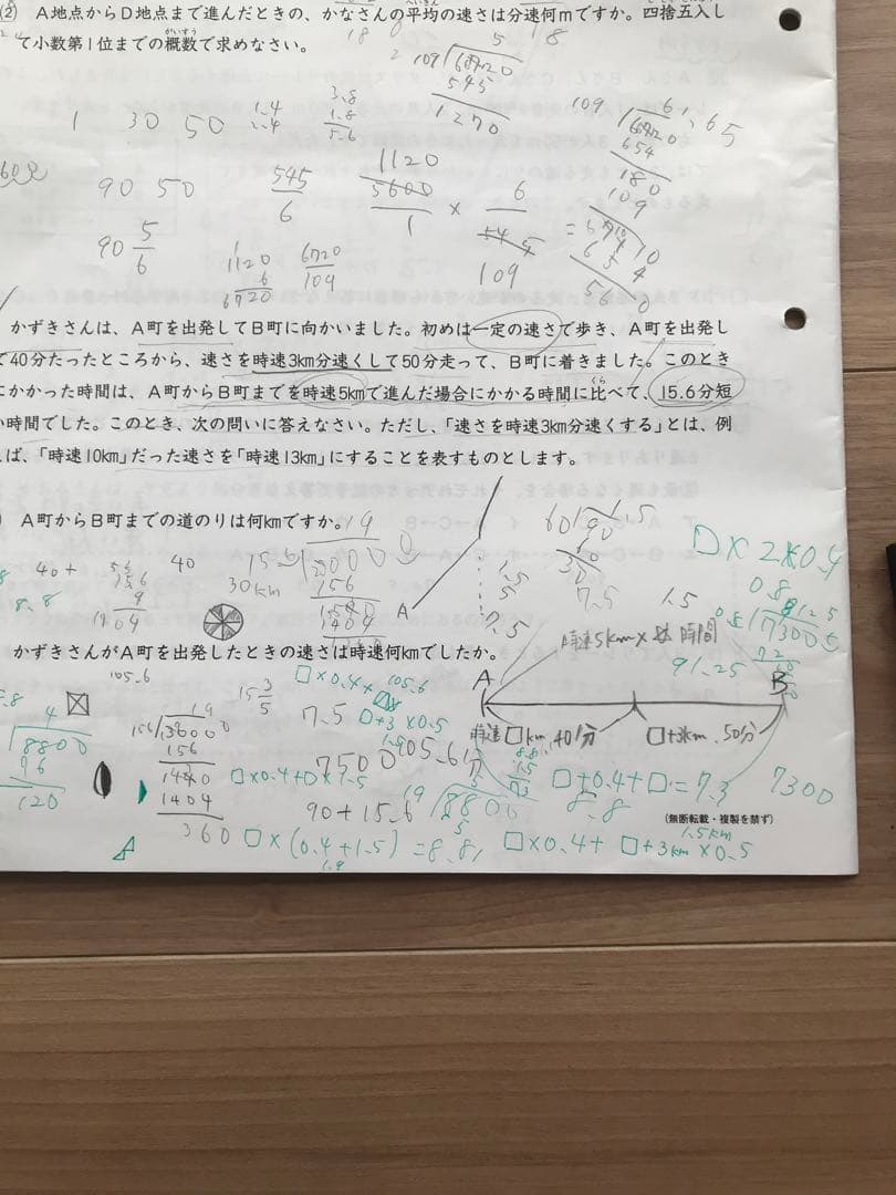 しらたまさん専用　日能研　後期分学習力育成テスト、冬期講習テスト10回分