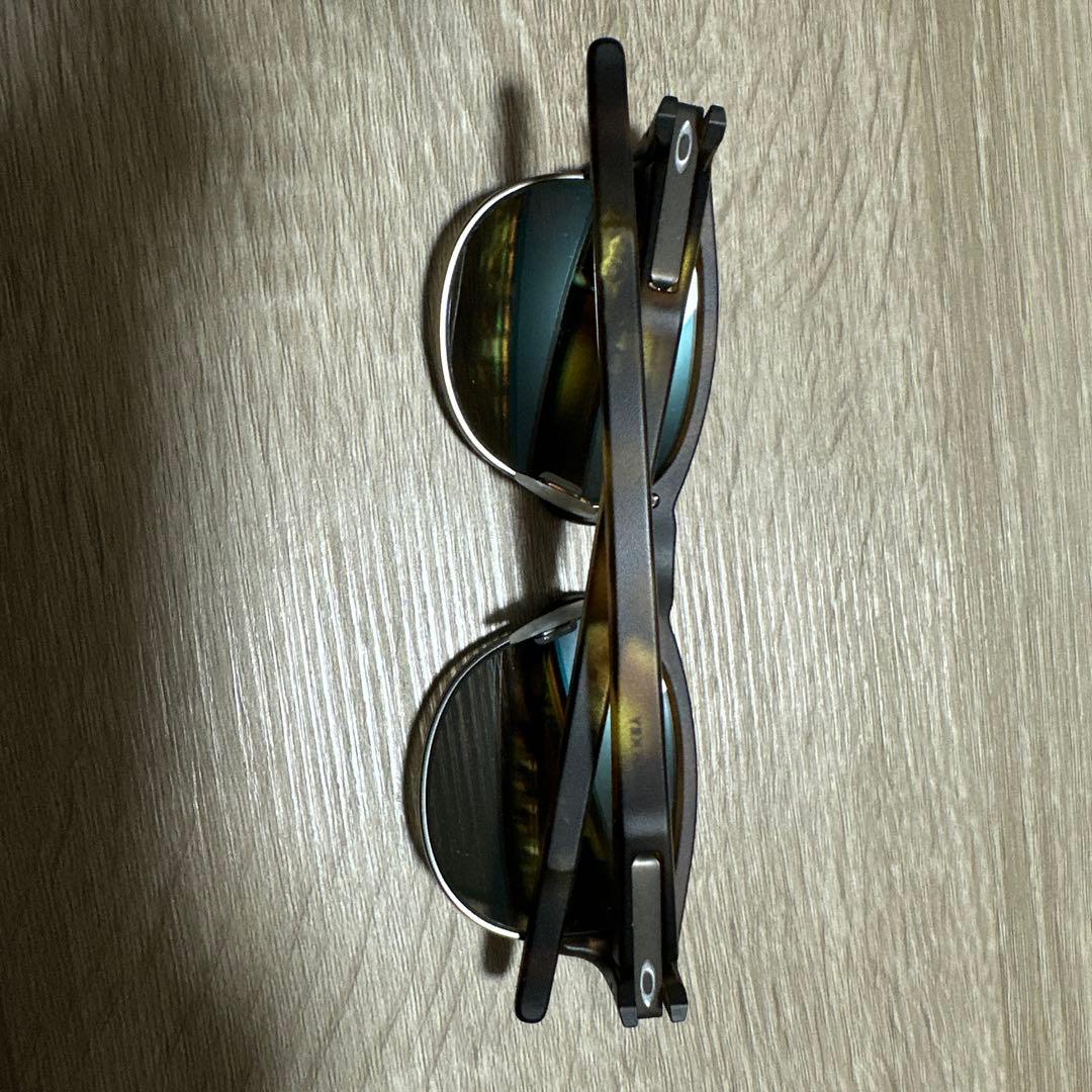 1日限定オークリーpolarized サングラス ブルーレンズ ブラックフレーム