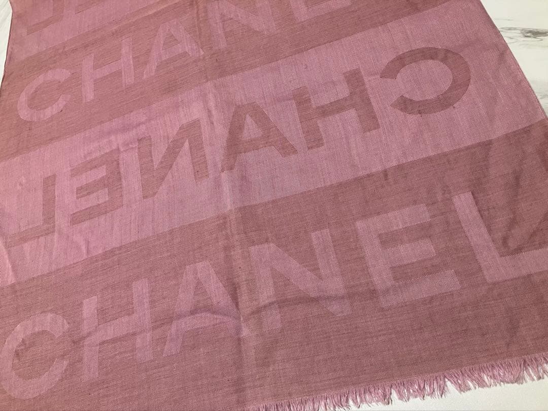 CHANEL ストール　ショール　ピンク★シャネル　マフラー