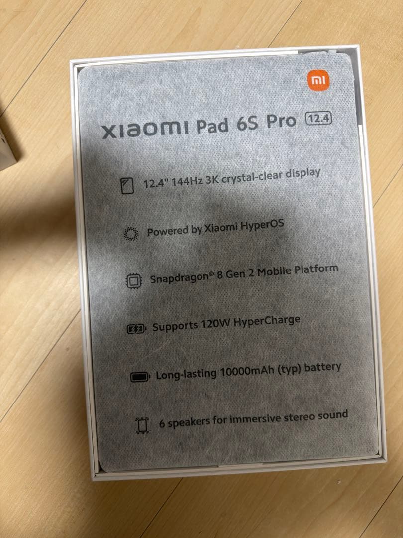Xiaomi Pad 6S Pro 12.4インチ