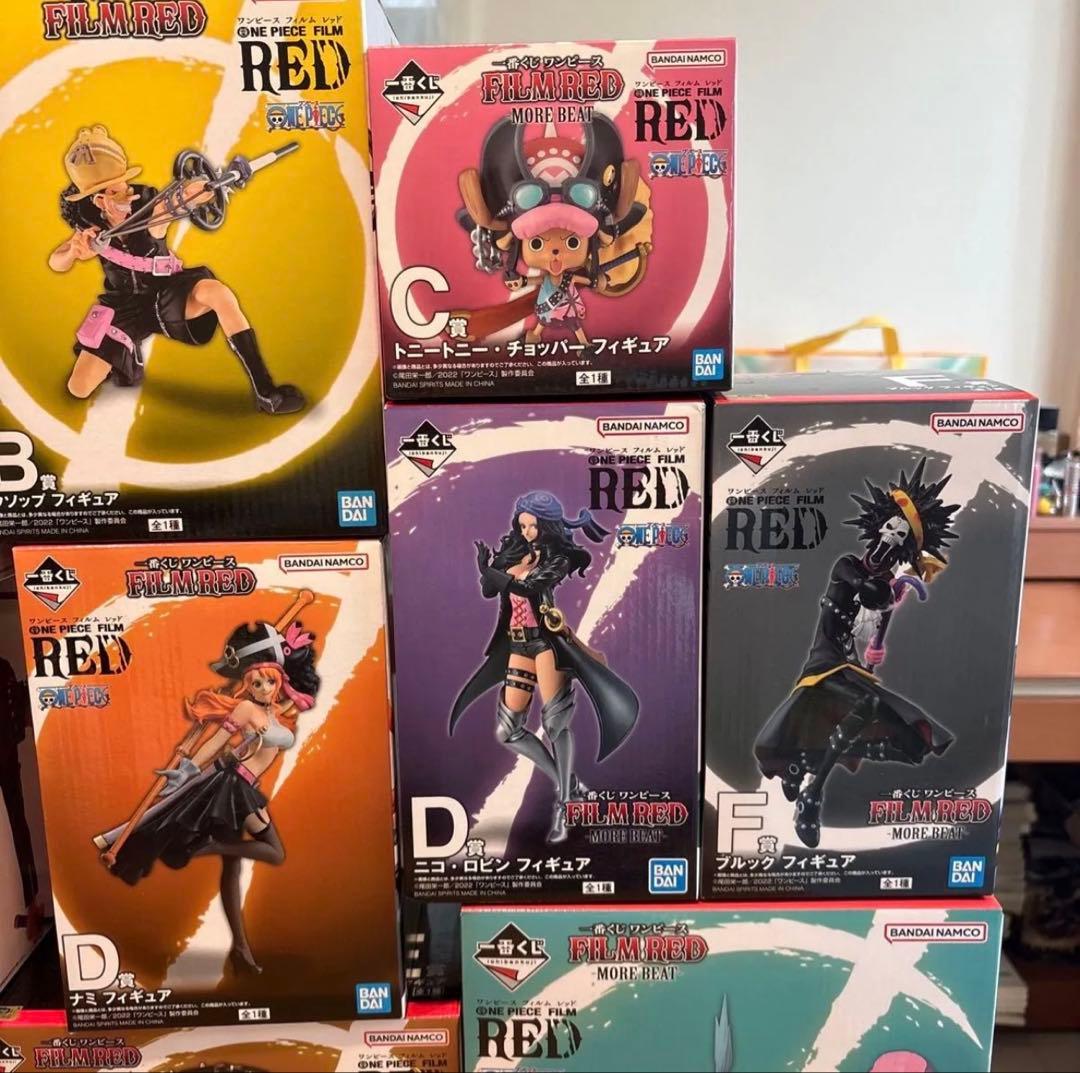 ワンピース 一番くじ 劇場版FILM RED 麦わらの一味集結セット‼️