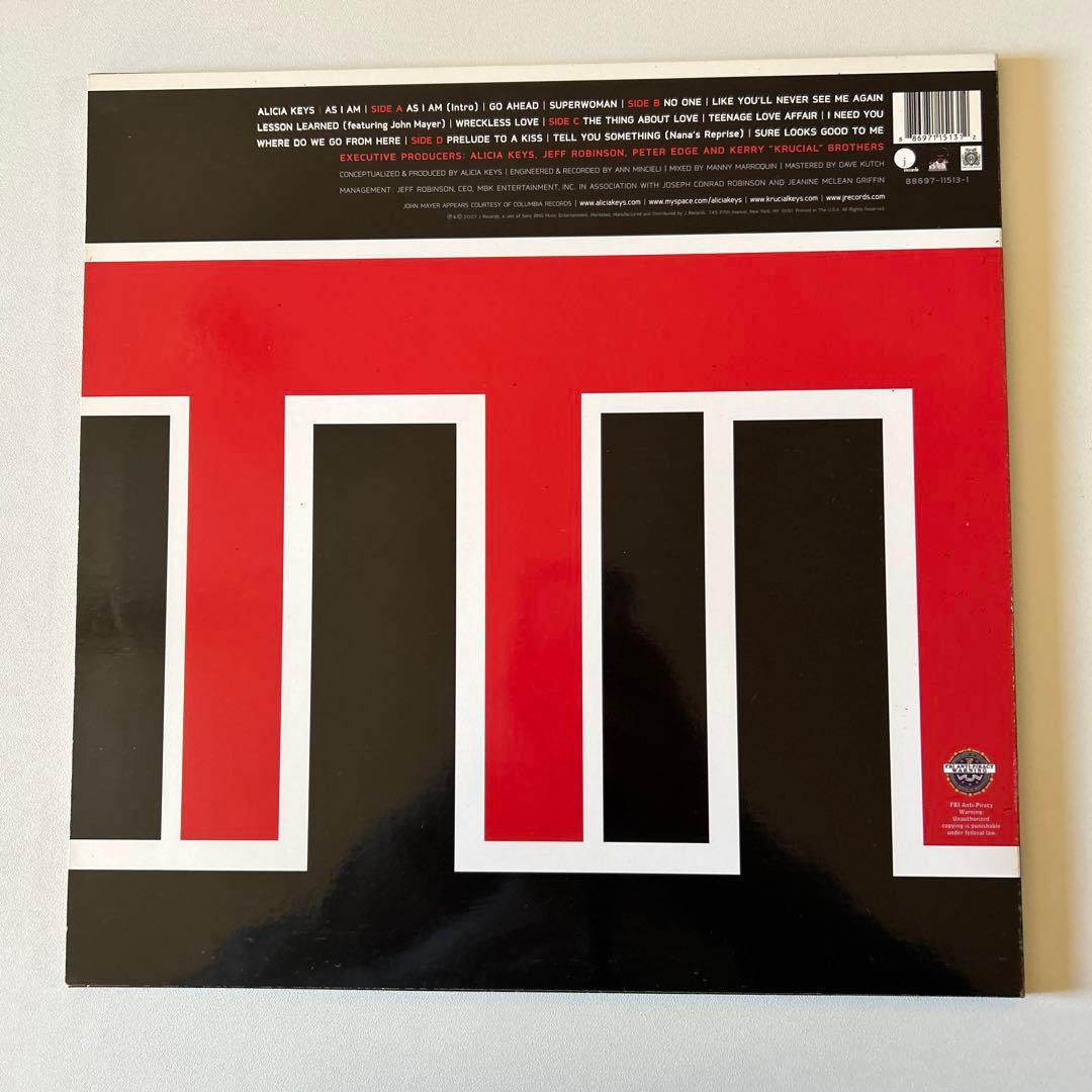 洋楽 Alicia Keys As I Am 2LP