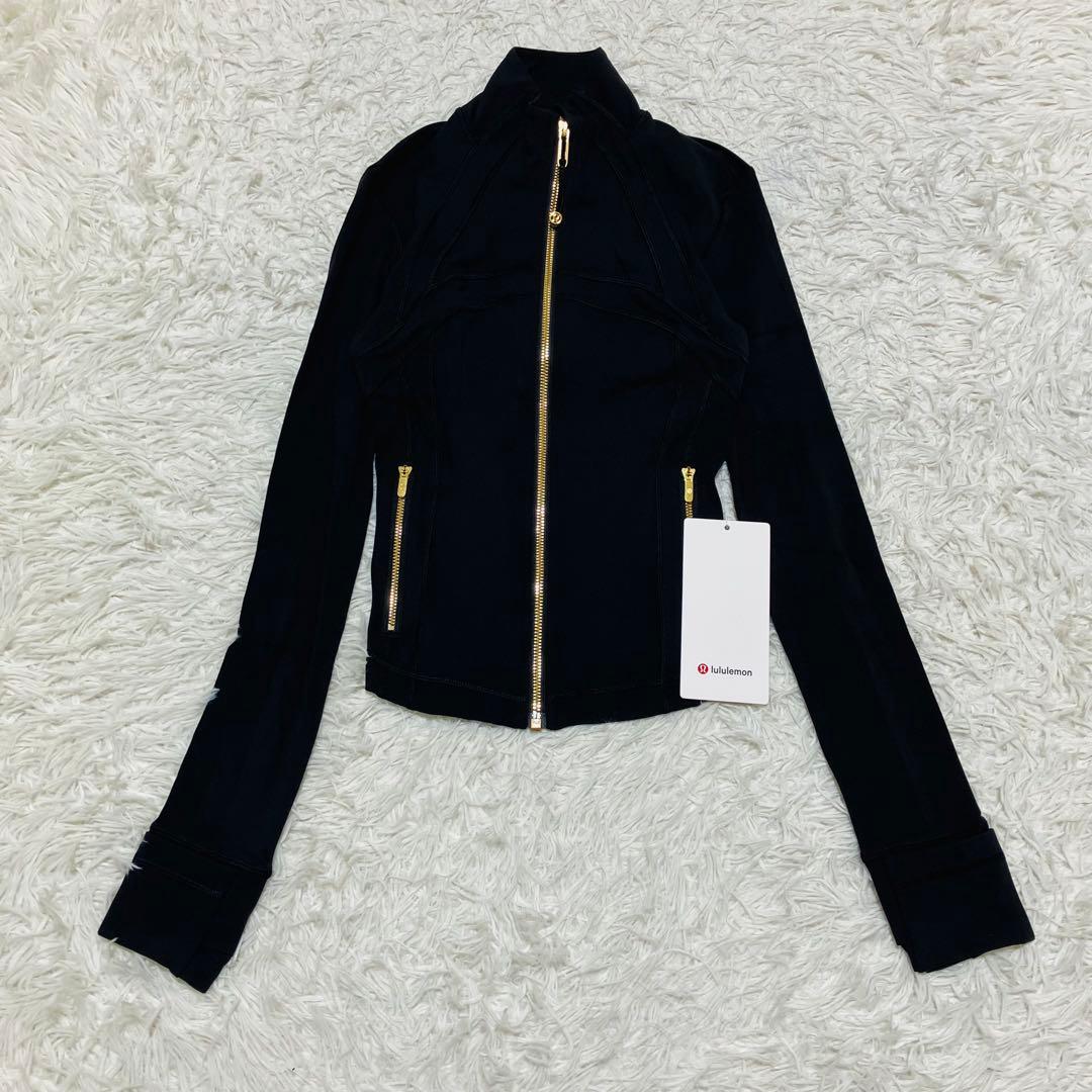 新品 ルルレモン Define cropped Jacket Nulu 0 黒