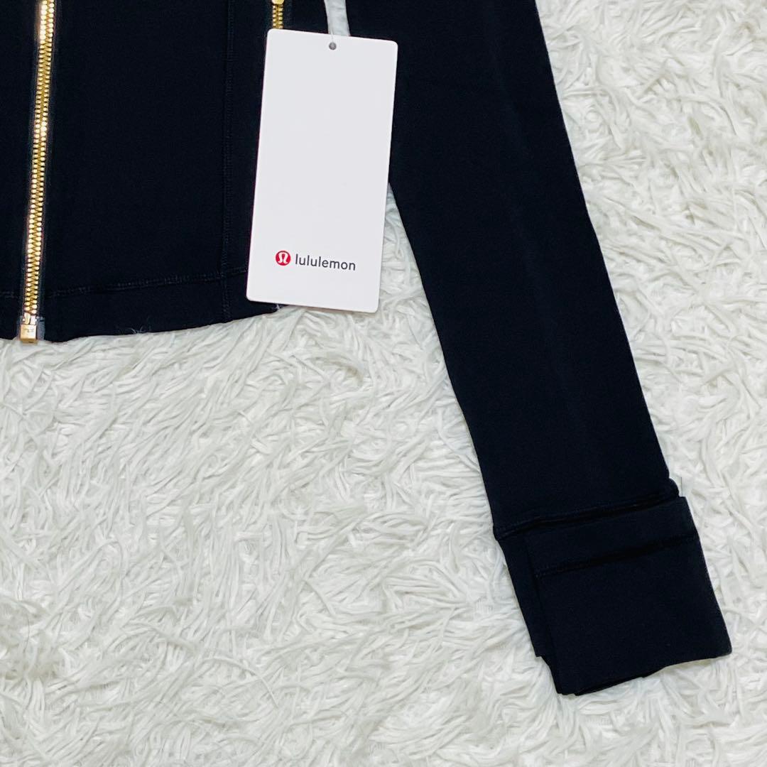 新品 ルルレモン Define cropped Jacket Nulu 0 黒