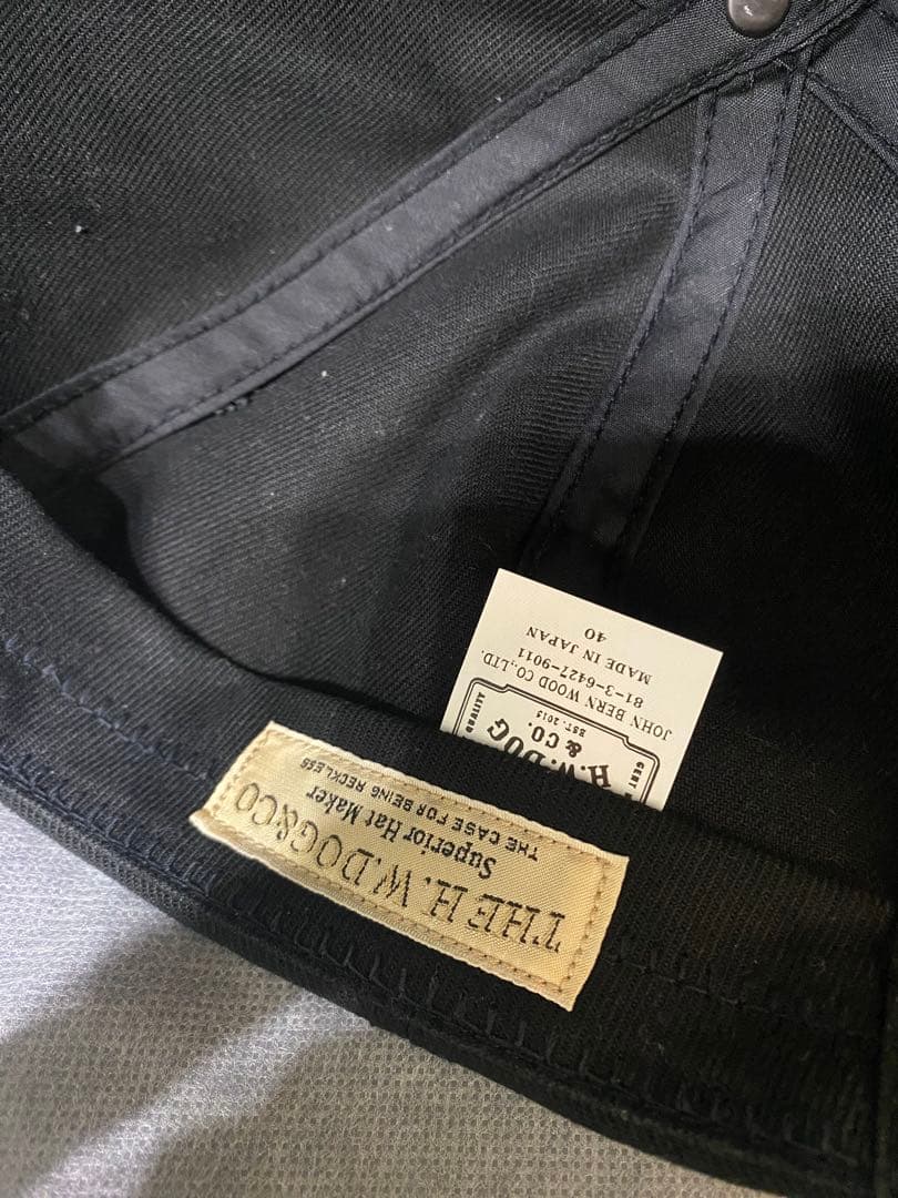 H.W. DOG & CO. ブラックキャップ　40