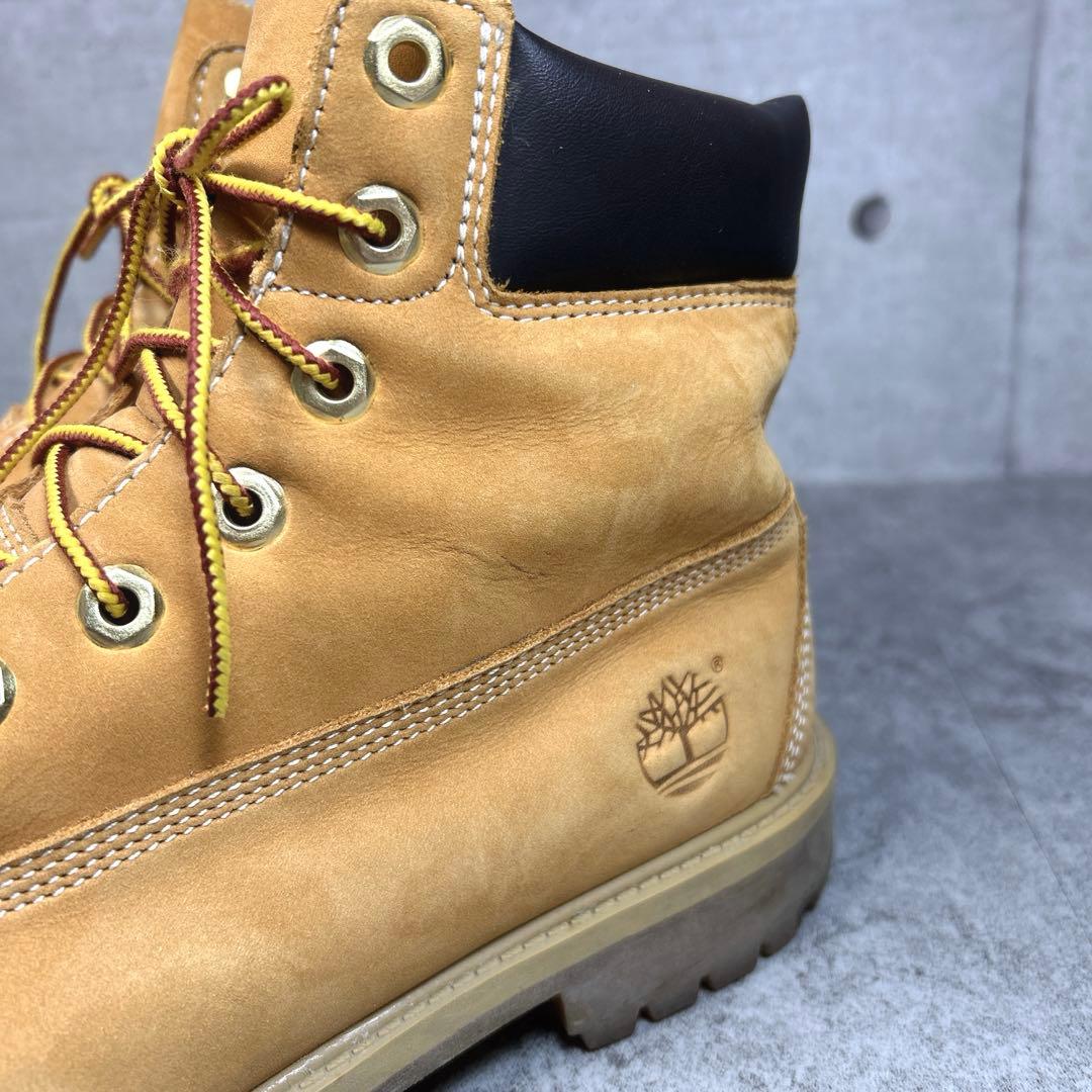 美品【Timberland】6インチプレミアブーツ/12909/ヌバック/Y2K