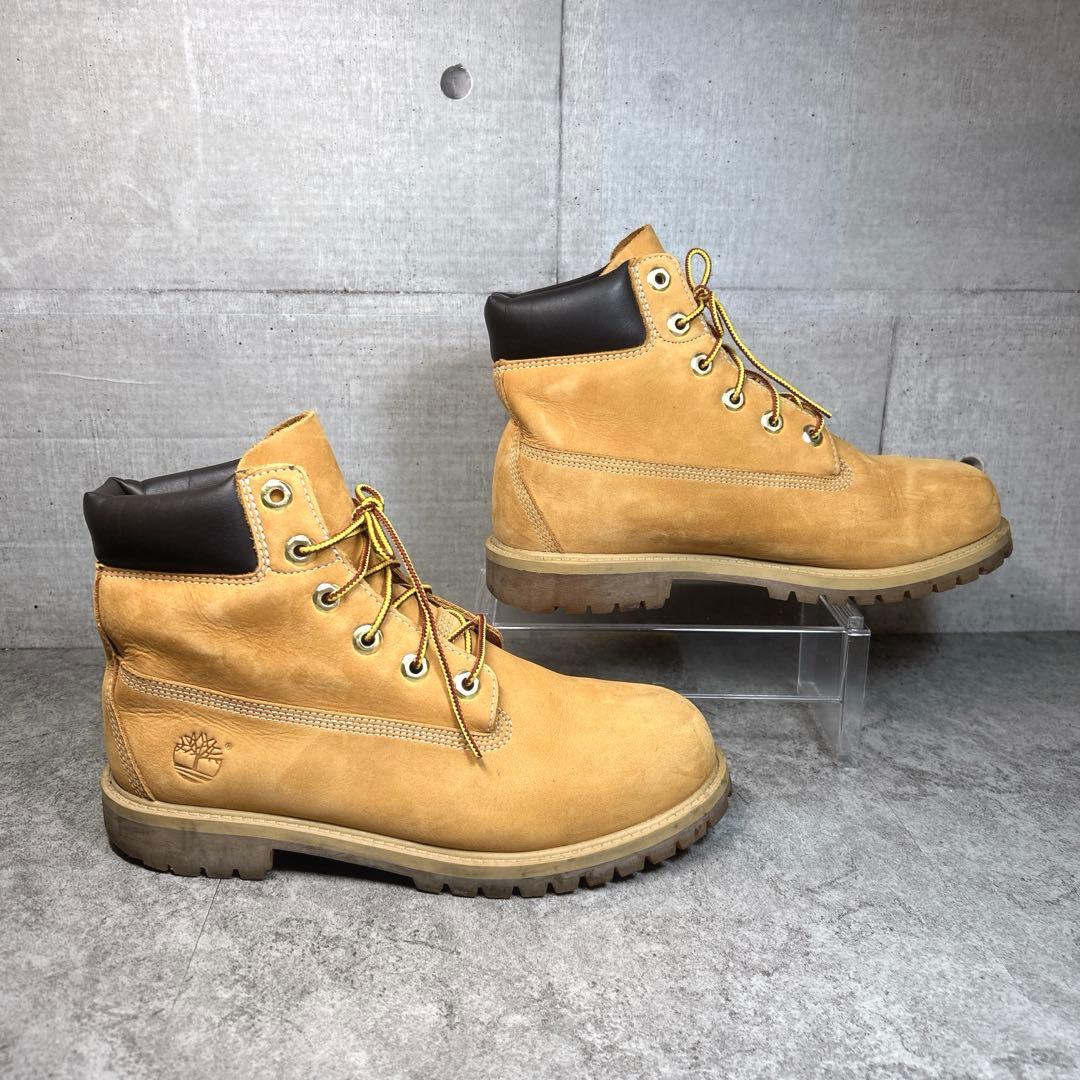 美品【Timberland】6インチプレミアブーツ/12909/ヌバック/Y2K