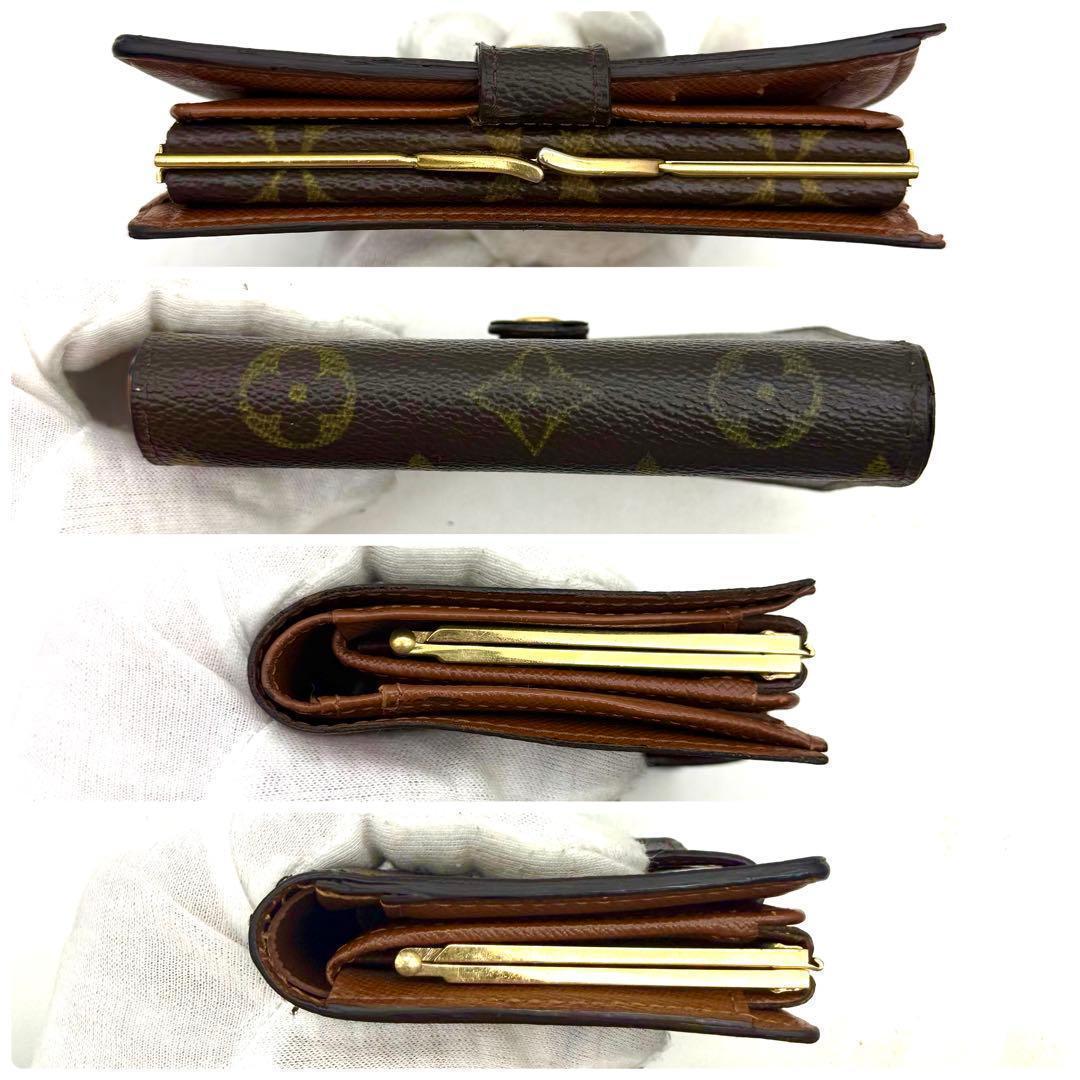 【極美品】ルイヴィトン ヴィエノワ ポルトフォイユ がま口財布 モノグラム