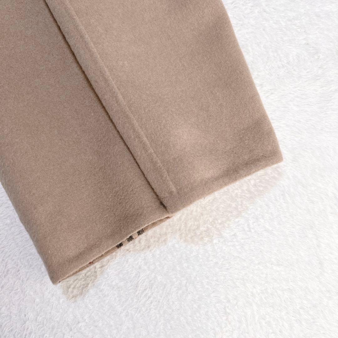 バーバリーロンドン ダブルフェイス ロングコート カシミヤ ベージュ 2XL