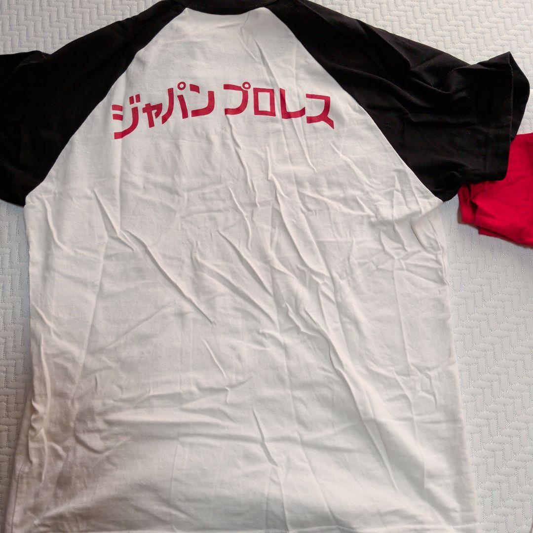 ジャパン・プロレス Tシャツ 赤・黒 2枚セット