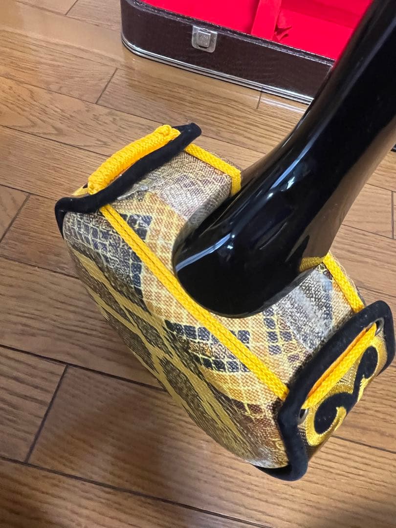 三味線 和楽器 沖縄 蛇柄　ハードケース付