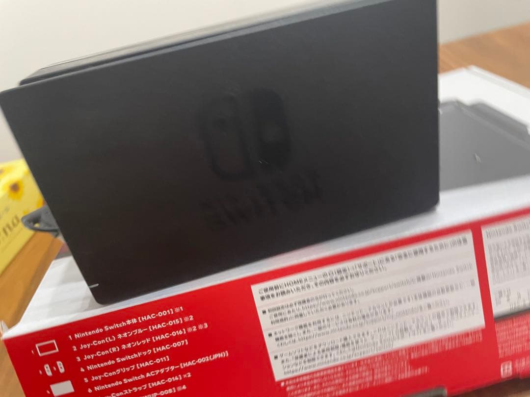 Switch本体 初期型 XAJ100 未対策機 赤青Joy-Con不良