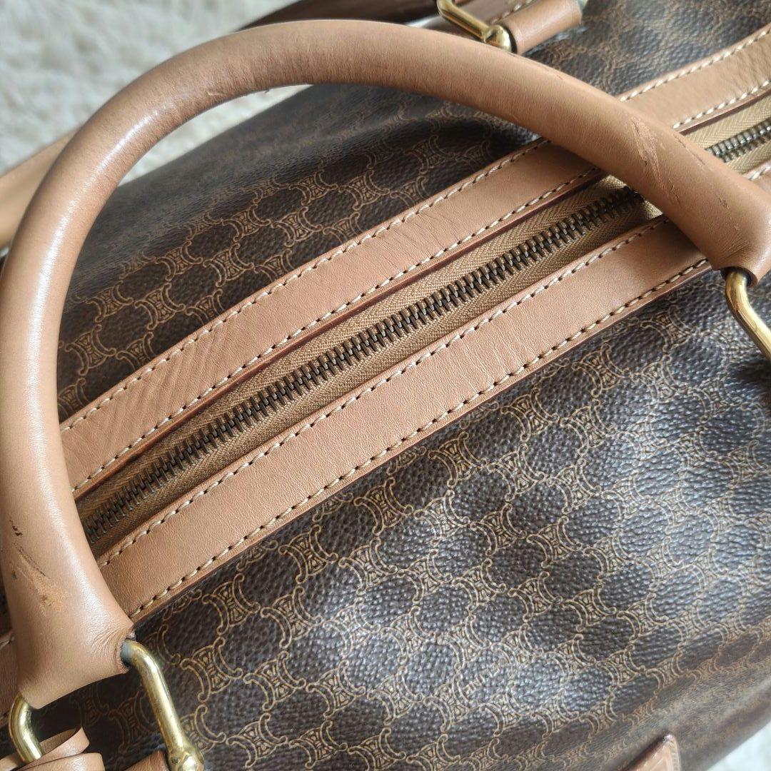 ヴィンテージ✨CELINE/セリーヌ ボストンバッグ マカダム トリオンフ