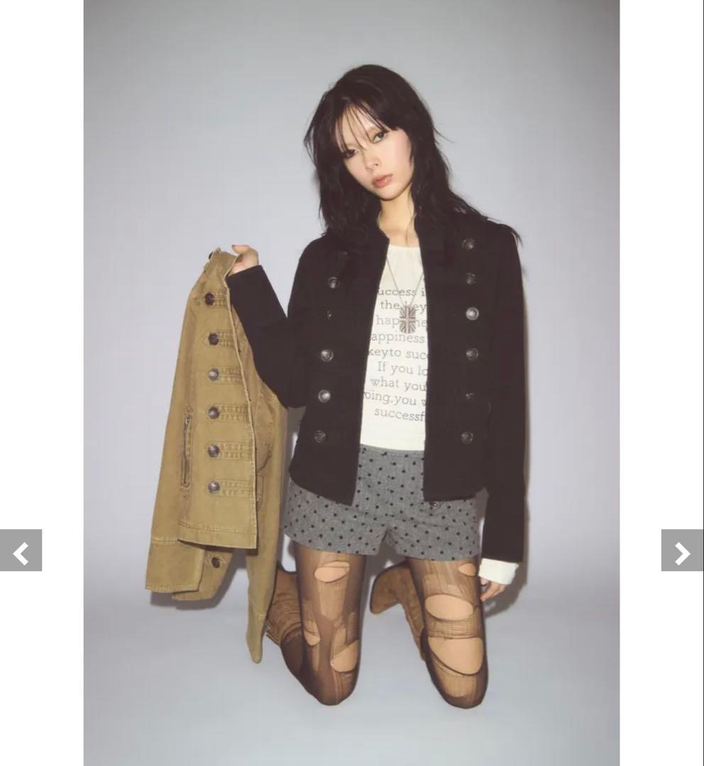 lagua gem COTTON NAPOLEON ジャケット　ナポレオン新品黒