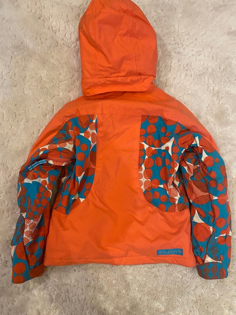 【お値下げ】burton 子供用スキーウェア オレンジ上下セット