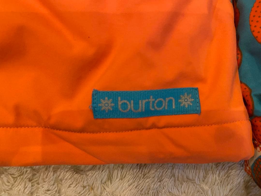 【お値下げ】burton 子供用スキーウェア オレンジ上下セット
