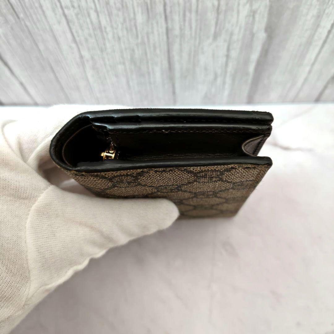 GUCCI グッチ GGスプリーム コンパクトウォレット