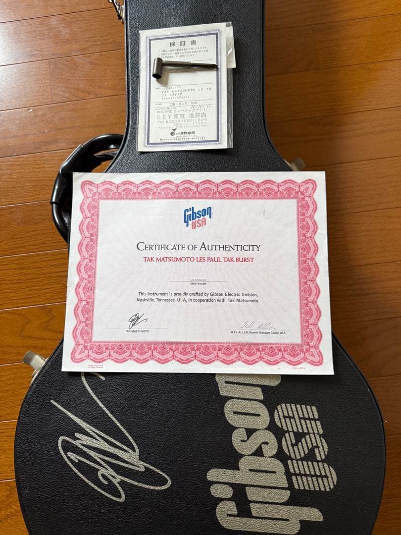 Gibson Tak burst model ギブソン