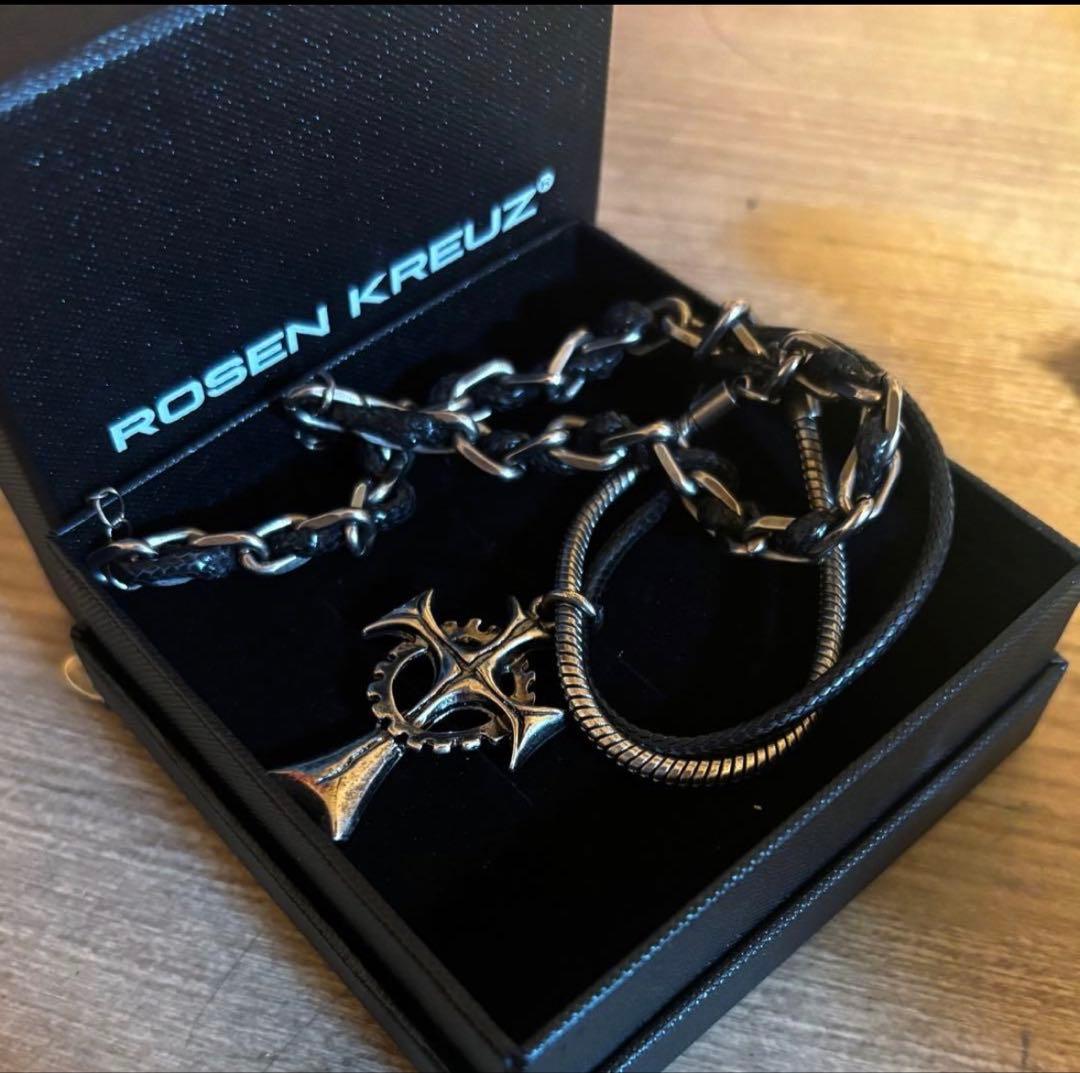 アクセサリー Rosen Kreuz guilty crossleather necklace