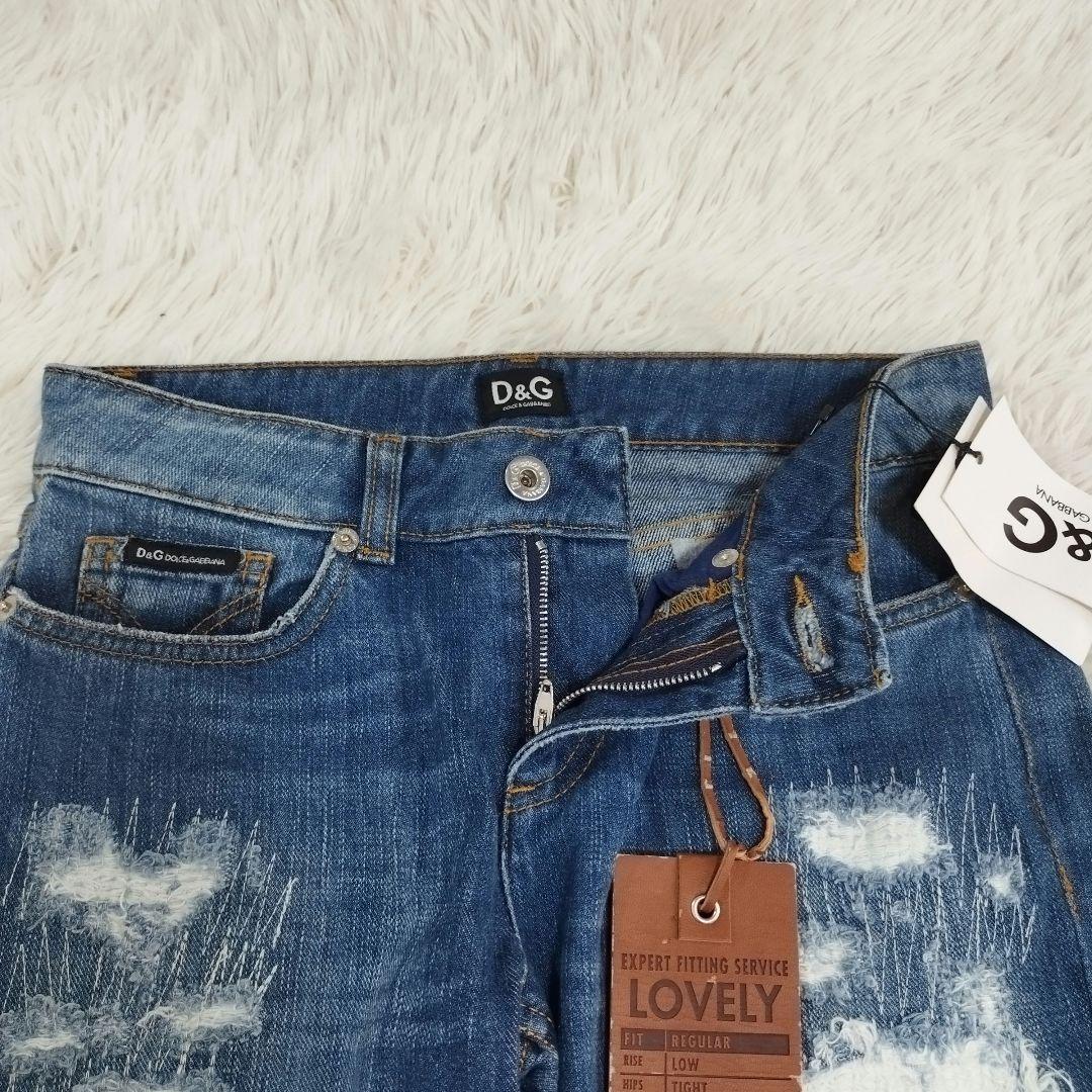 20881✨️タグ付き✨D&G ドルチェ&ガッバーナ ダメージデニムパンツ