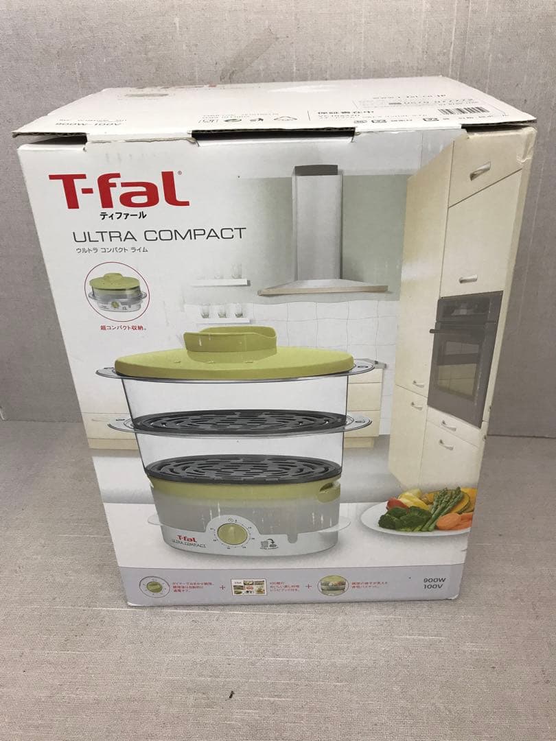 未使用品　T-fal スチームクッカー　ウルトラコンパクト　ライム