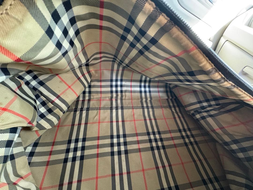 バーバリー　ノバチェック　ボストンバック　Burberry　チェック　トート