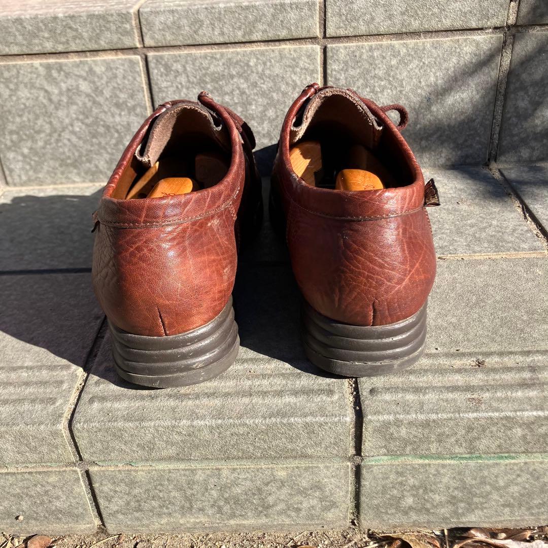 ブラウン レザー モカシン　mephisto