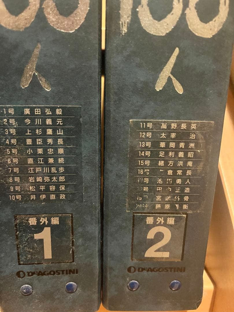 デアゴスティーニ　「日本の 100人」全巻➕番外編20人