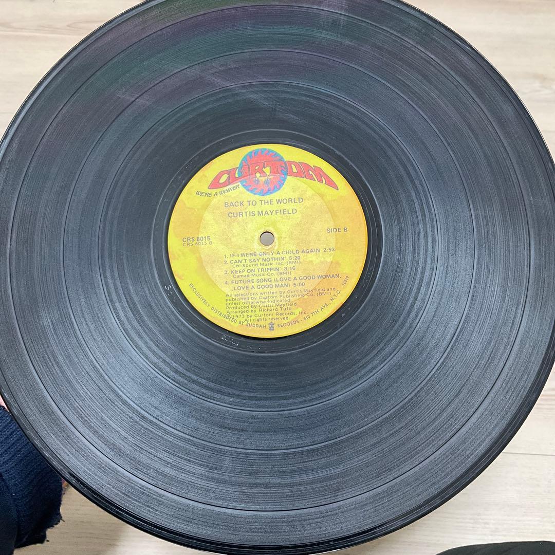 カーティスメイフィールド Back to the World 米盤レコード