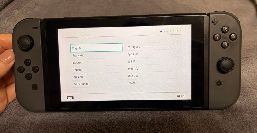 Switch本体　グレー