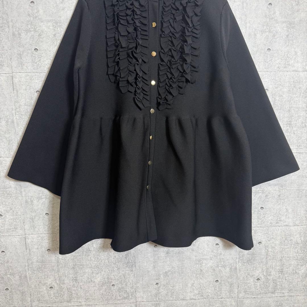 レモン様【UNITEDARROWS】 ミニフリルニットカーディガン
