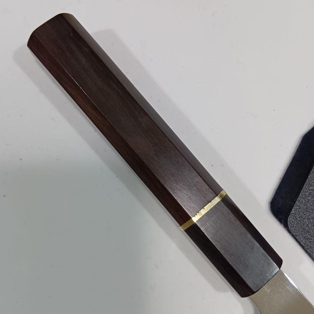 本焼 V金10号 和牛刀 240mm 包丁 鏡面 両刃 黒檀八角柄