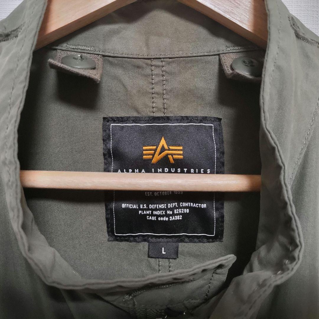ALPHA INDUSTRIES M-65 モッズコート／L／ミリタリー