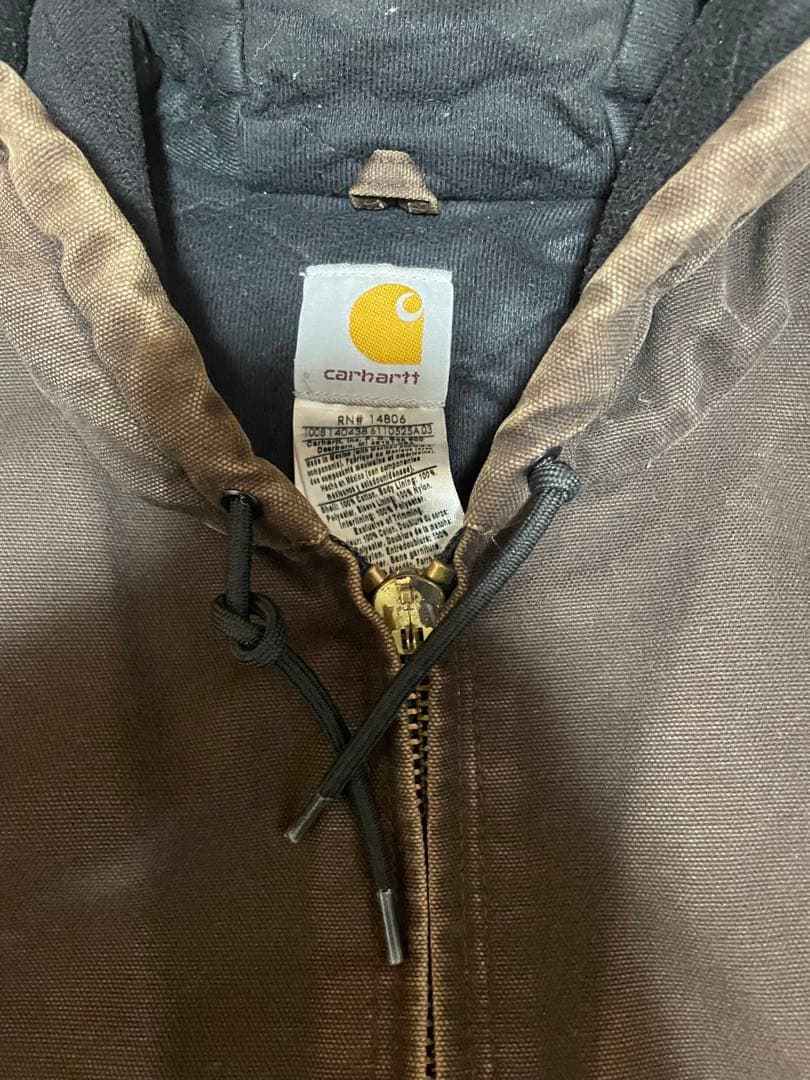 サ*コ様 Carhartt フード付き ダークブラウンジャケット