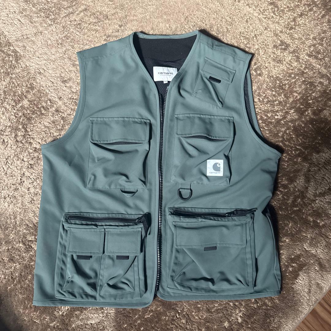 Carhartt グレー ベスト 4ポケット