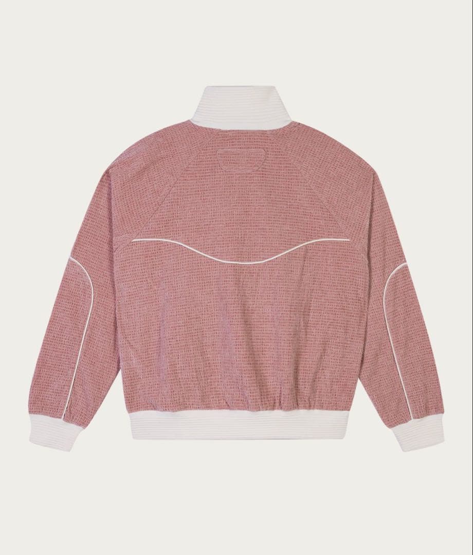 ジャケット・アウター trend vision Velour Track Jacket Pink