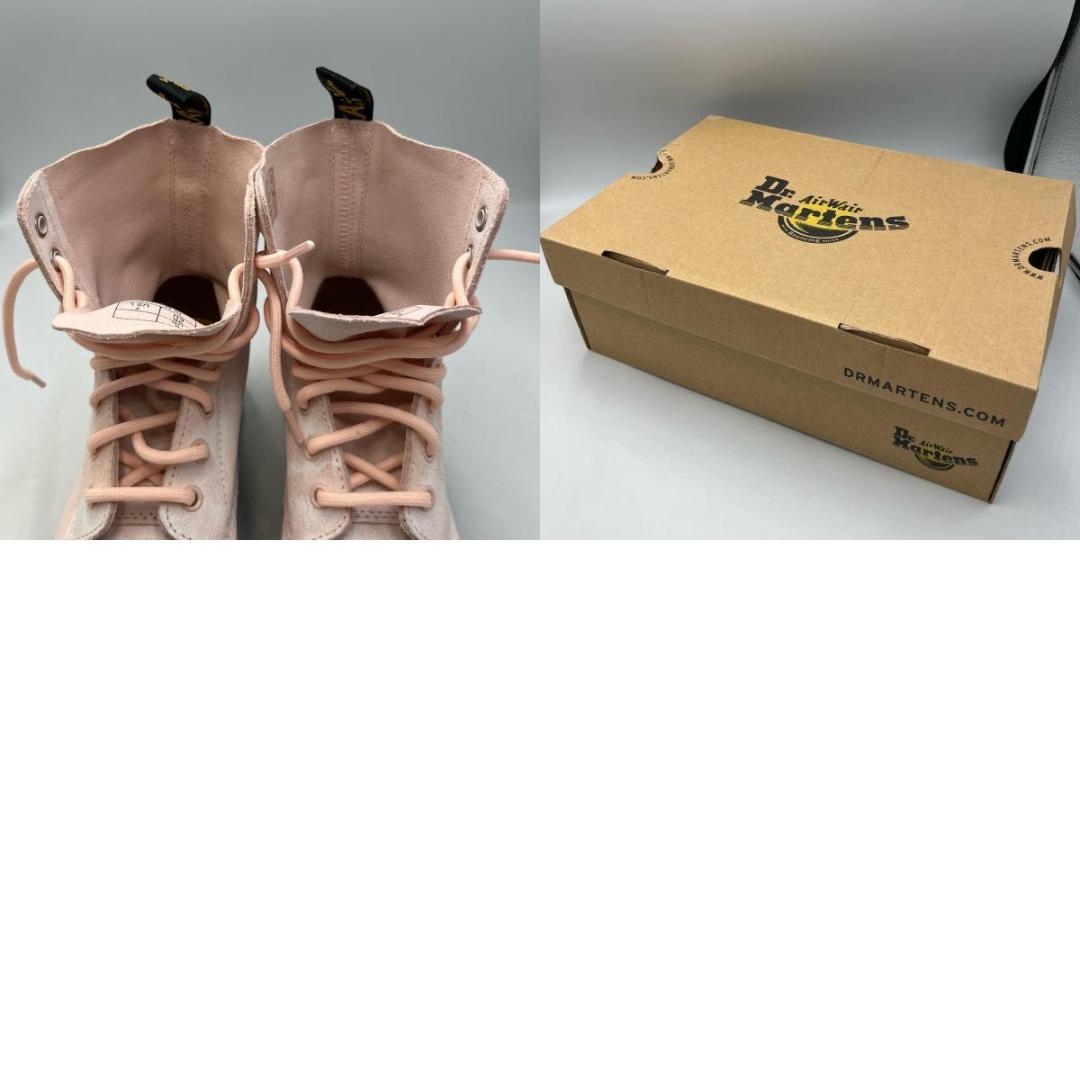 【美品】⭐️ドクターマーチン Dr.Martens ブーツ ピンク スエード風