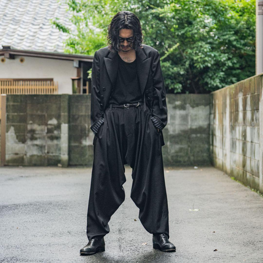 yohji yamamoto pour homme 23aw内股ドレープパンツ