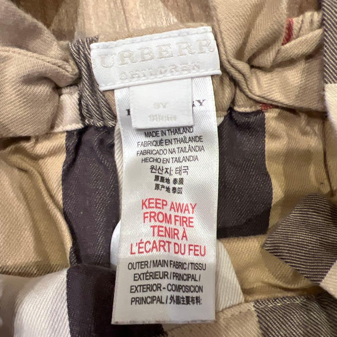 Burberry チェック柄 ジャンバースカート