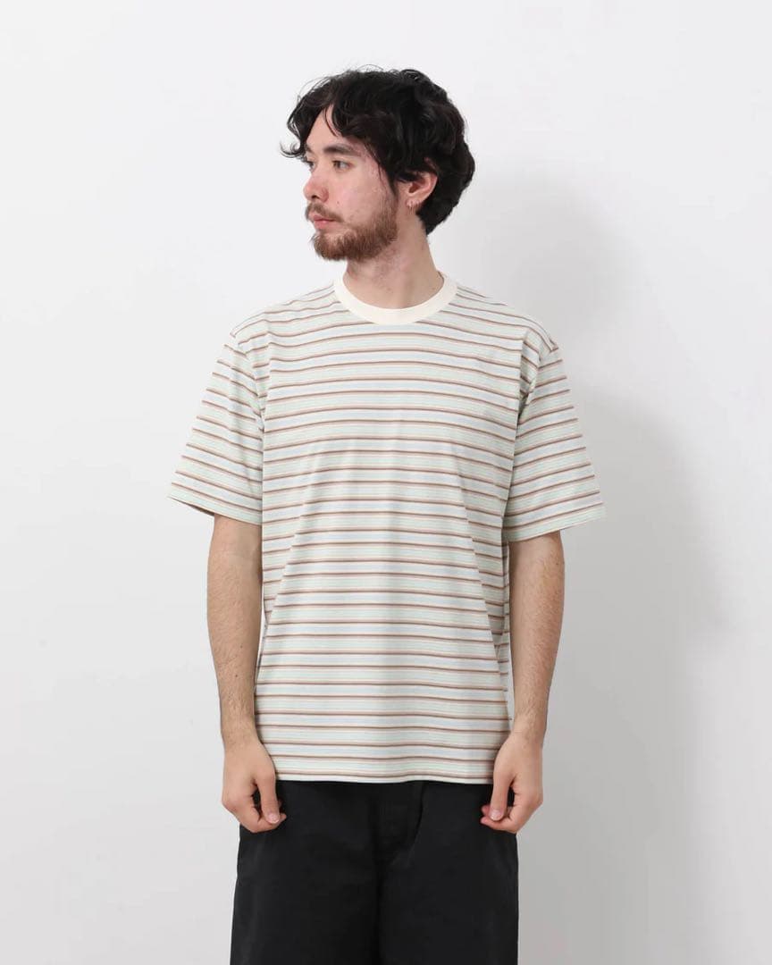 今期新作AURALEE GRADIENT STRIPE JERSEY TEE新品