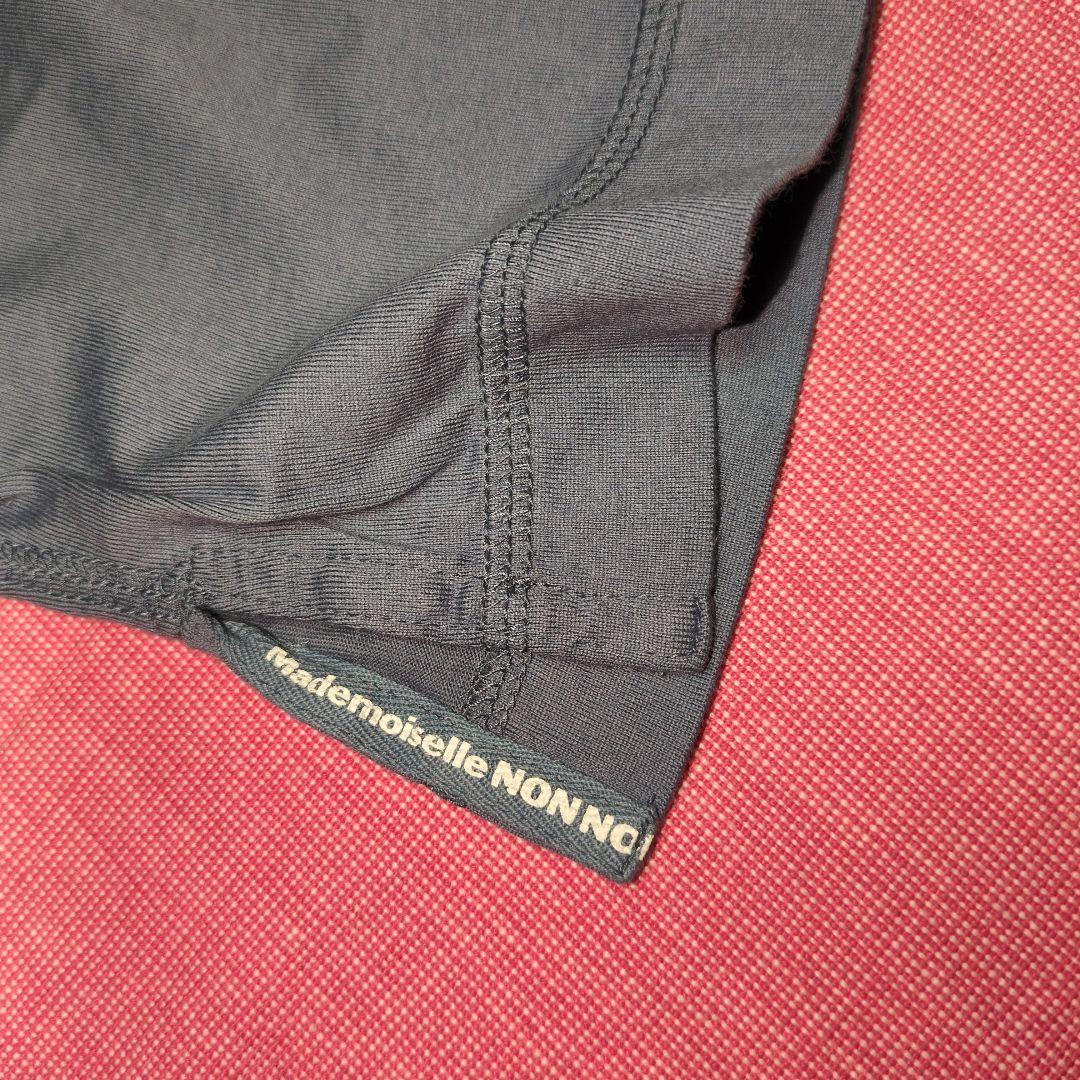 【新品未使用品】mademoiselle NONNONTシャツ ブルーグレー