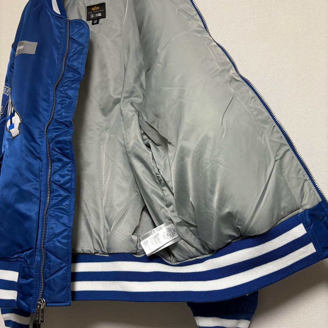 【極美品】アルファインダストリーズ×ニューエラ フライトジャケット ドジャース
