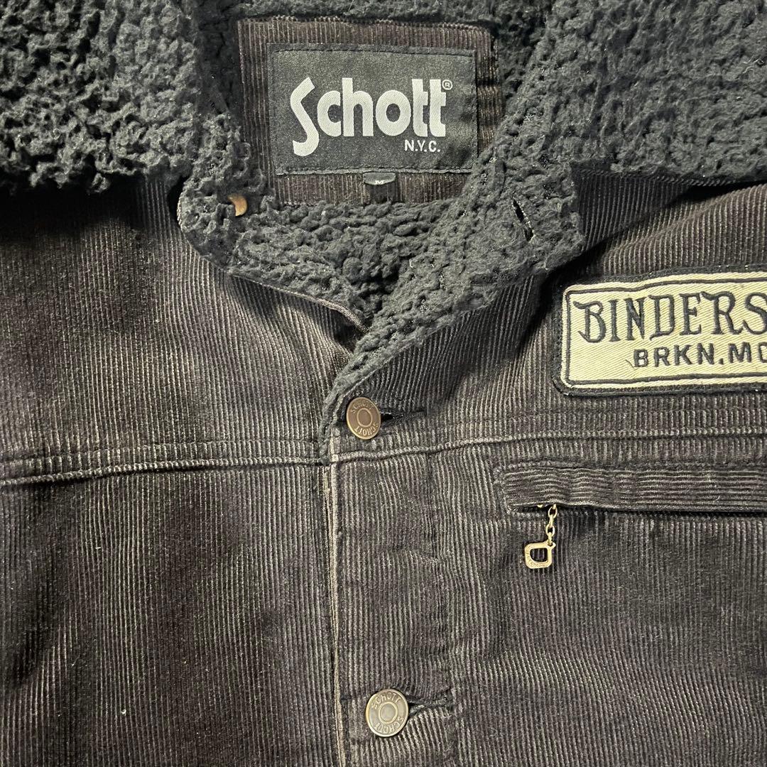 Schott 裏ボアジャケット Brooklyn Binders M