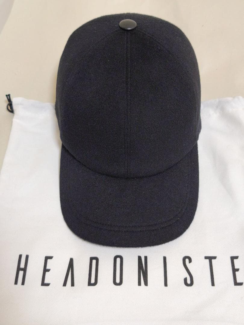 HEADONISTE ベースボールキャップ ウール カシミヤ フランス
