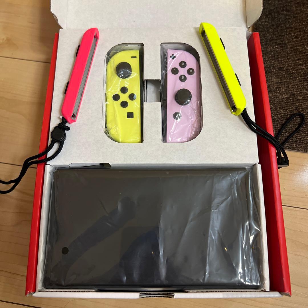 Nintendo Switch 有機EL パステルイエロー パステルピンク