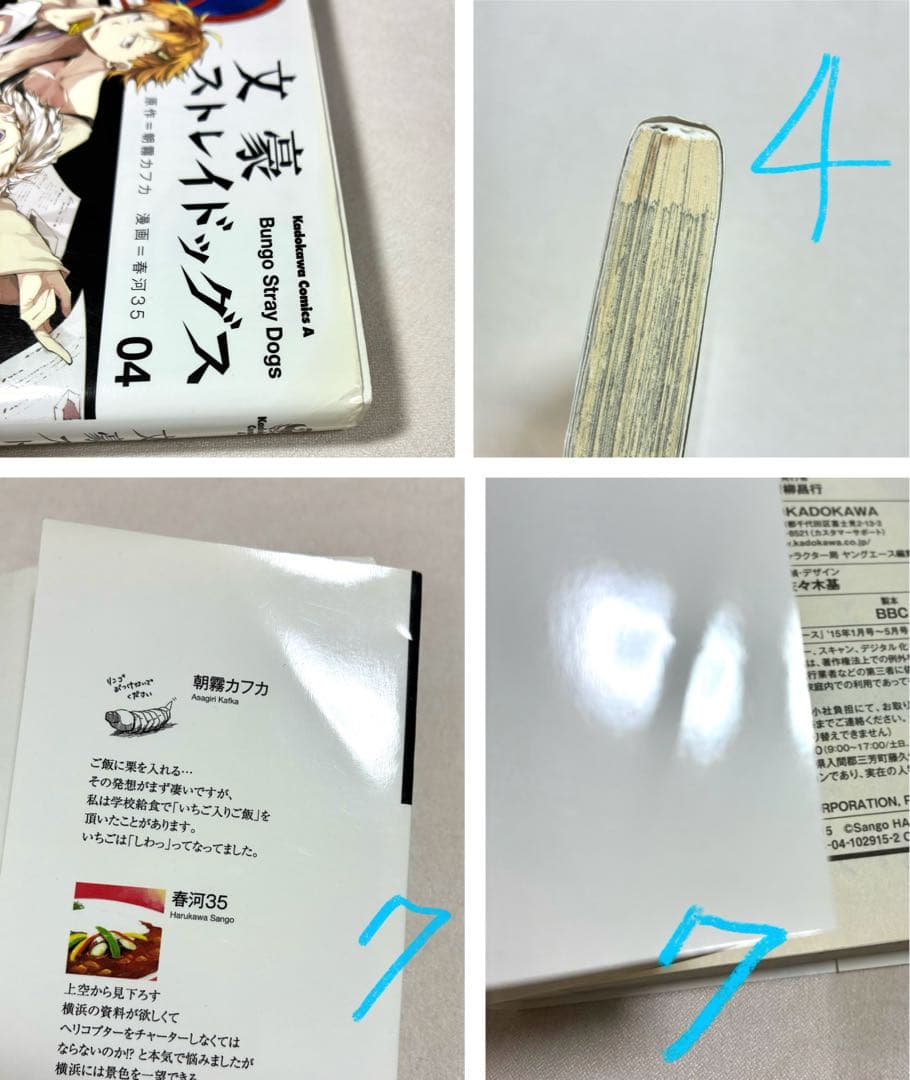 【バラ売り可】漫画　文豪ストレイドッグス1巻〜16巻、18巻