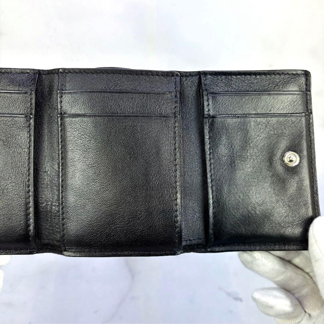 ⭐️極美品⭐️LOEWEアナグラム トライフォールド ウォレット三つ折り財布