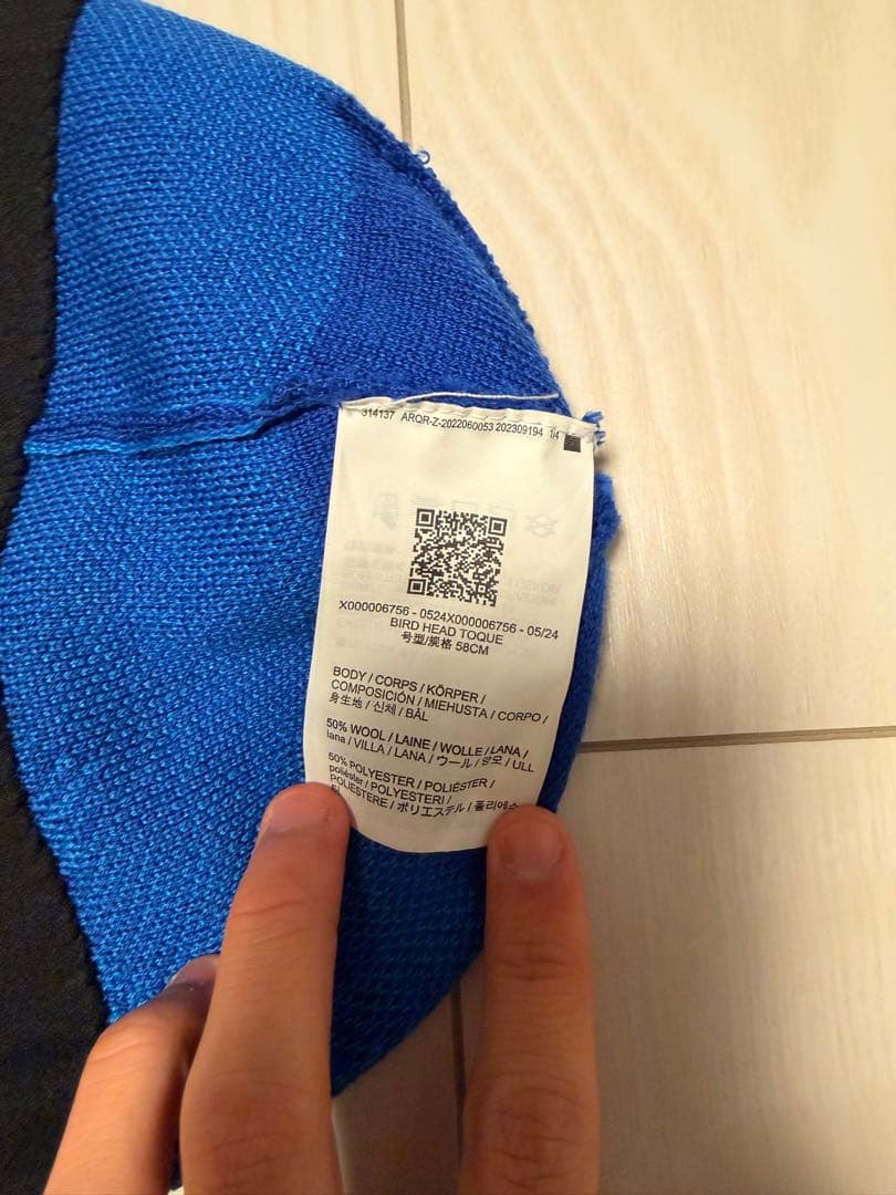 ARC'TERYX ニット帽 青 ブルーアークテリクス